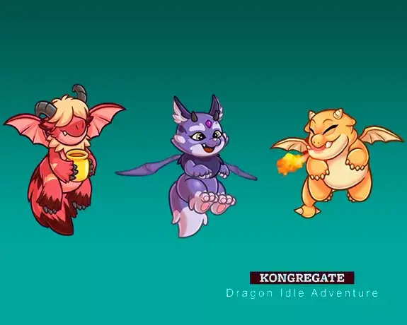 2D animation &ndash; Dragon Idle Adventure