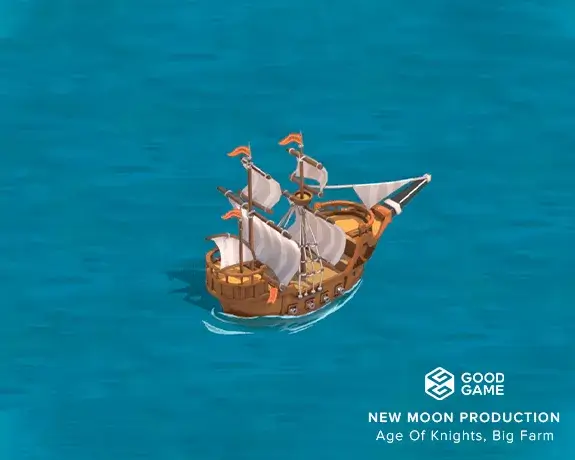2D animation &ndash; Ships