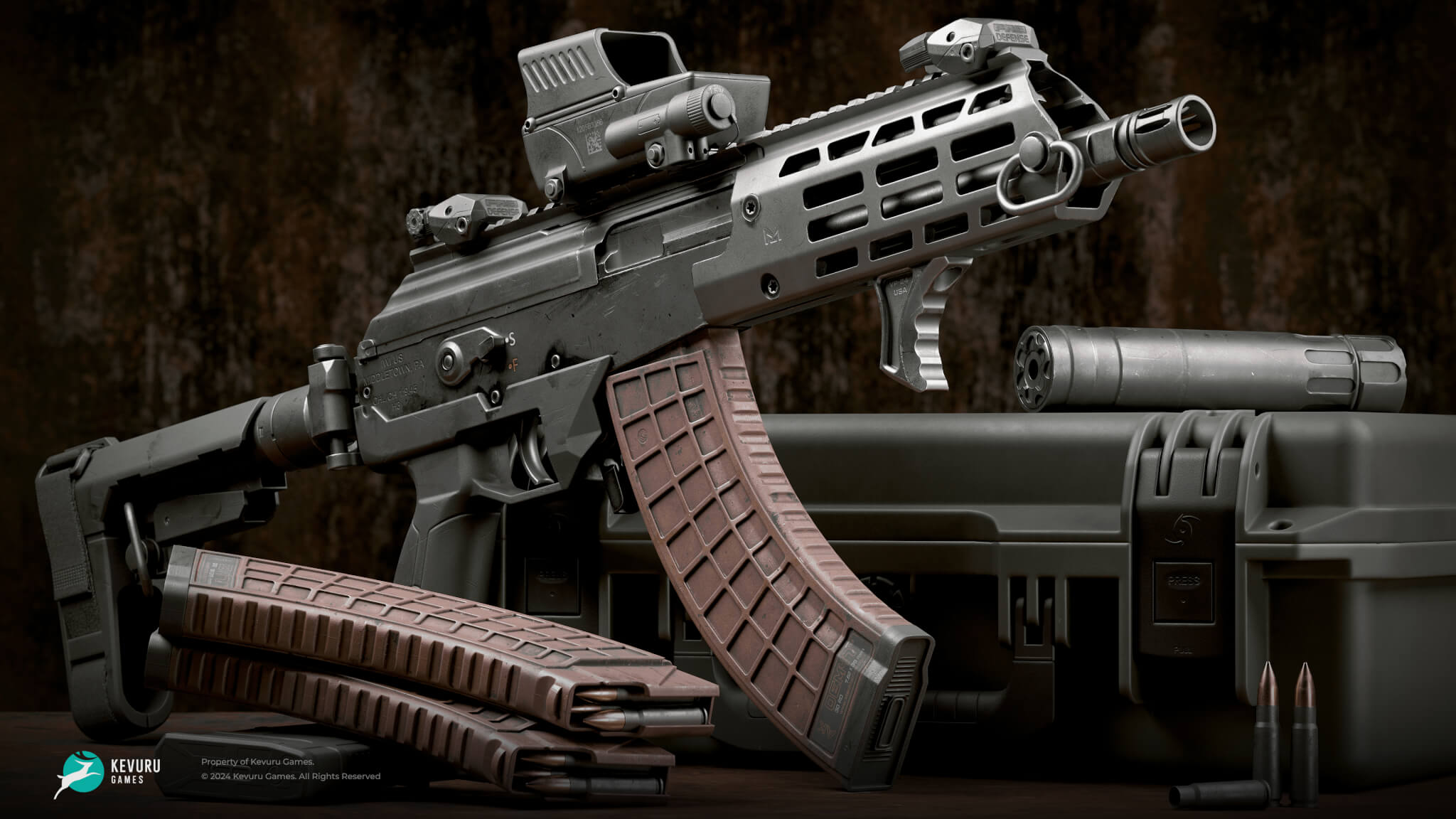 3D props &ndash; Galil ACE Gen II Rifle