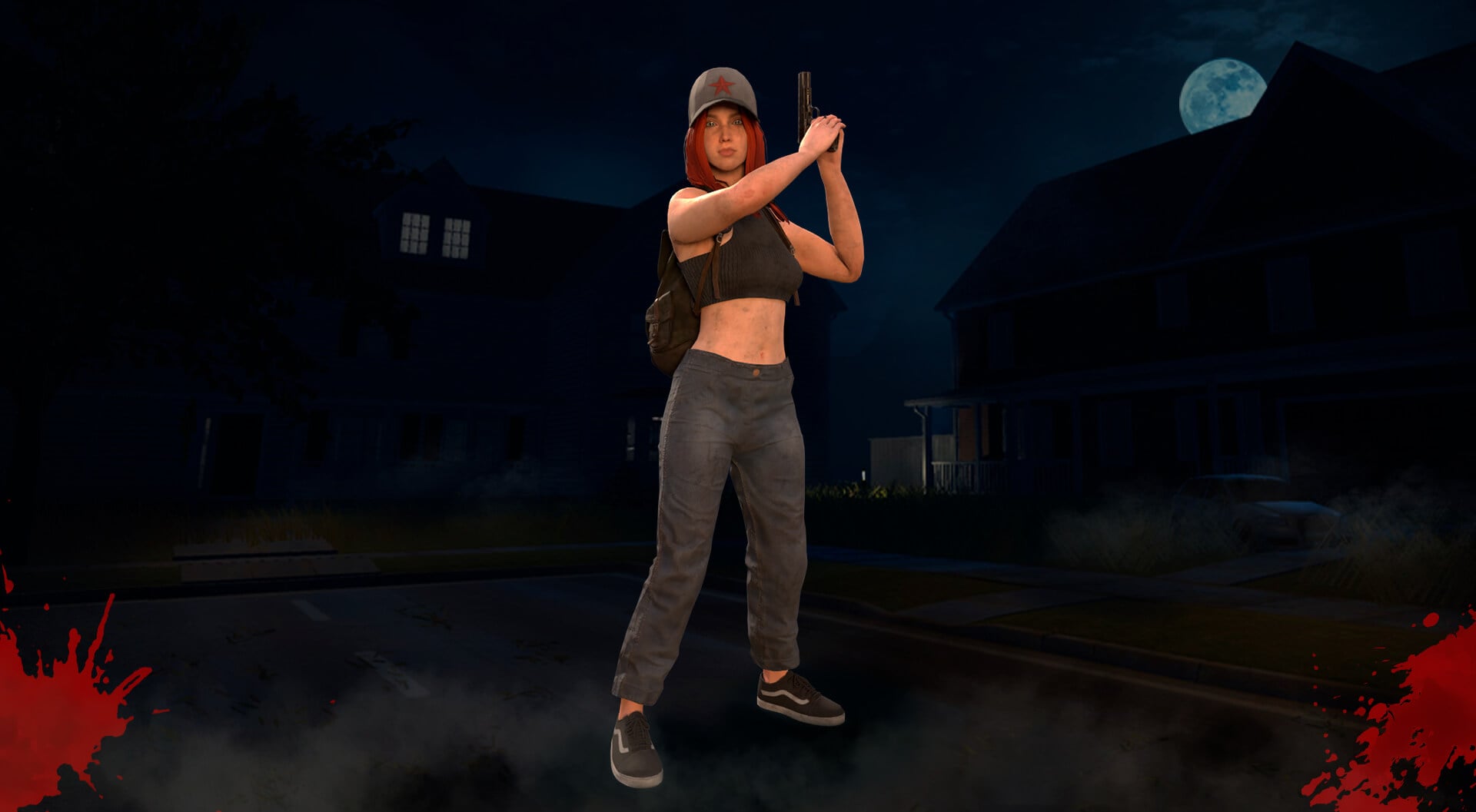 undead blocks girl