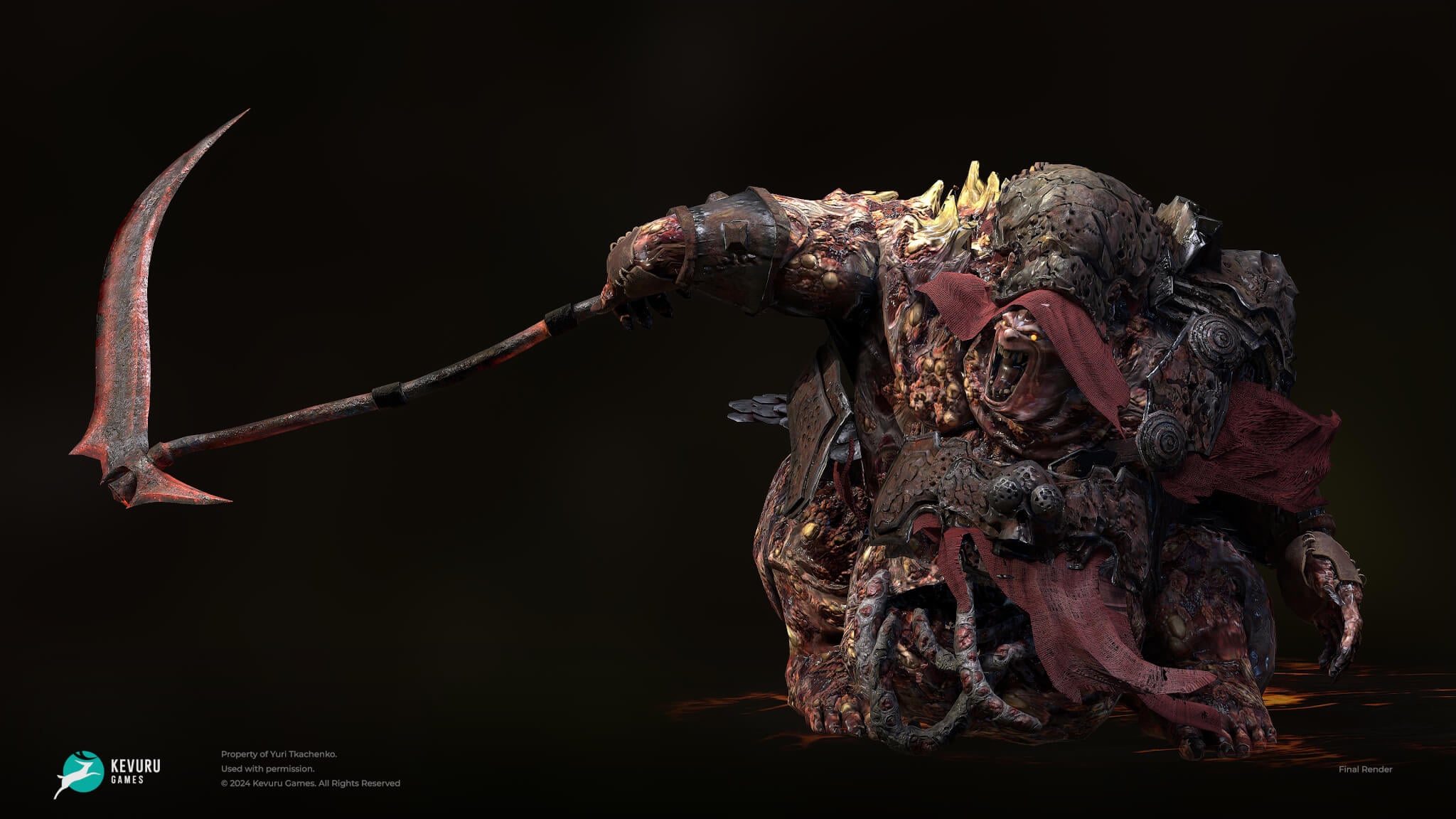 Monster with a scythe